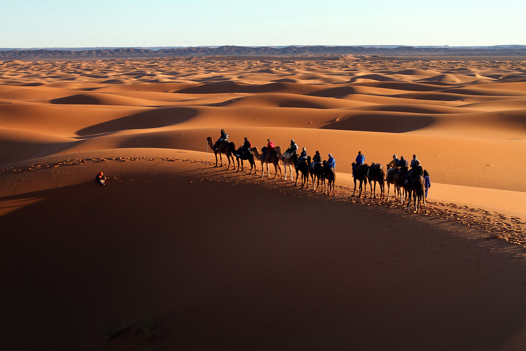 Camel Trekking and Exploring Merzouga Sahara Desert